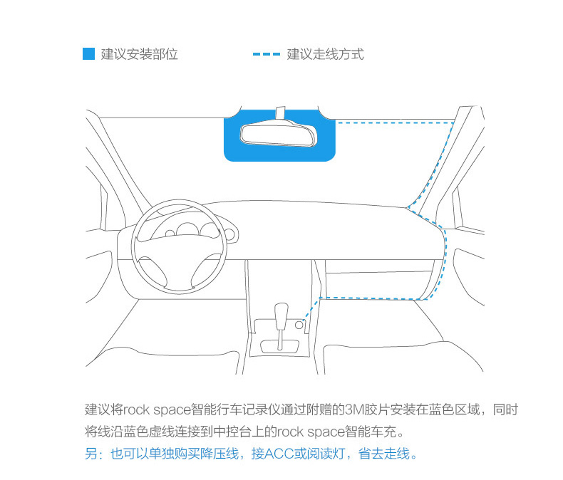 rockspace天眼智能行車記錄儀