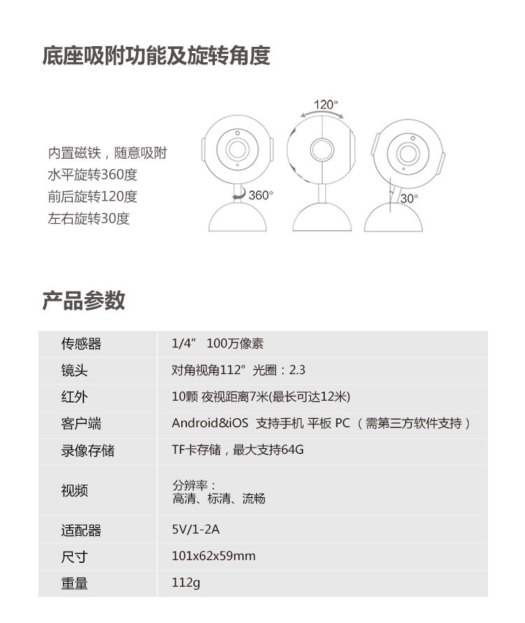 鵬博士智能高清攝像頭