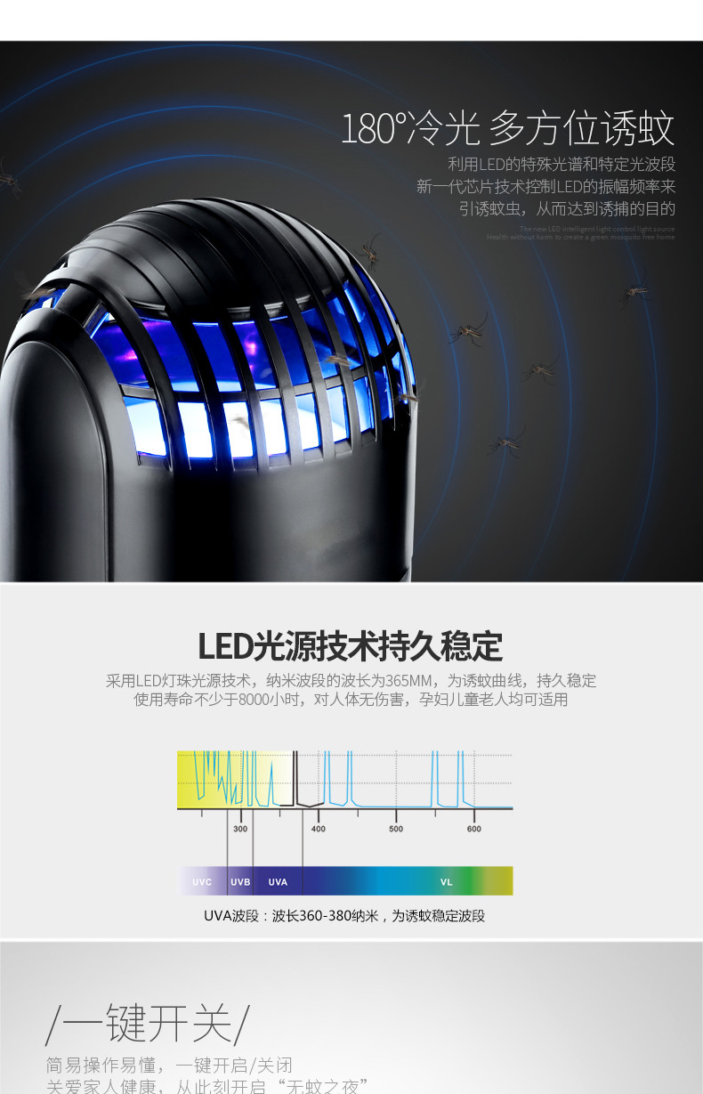 LED燈塔滅蚊器