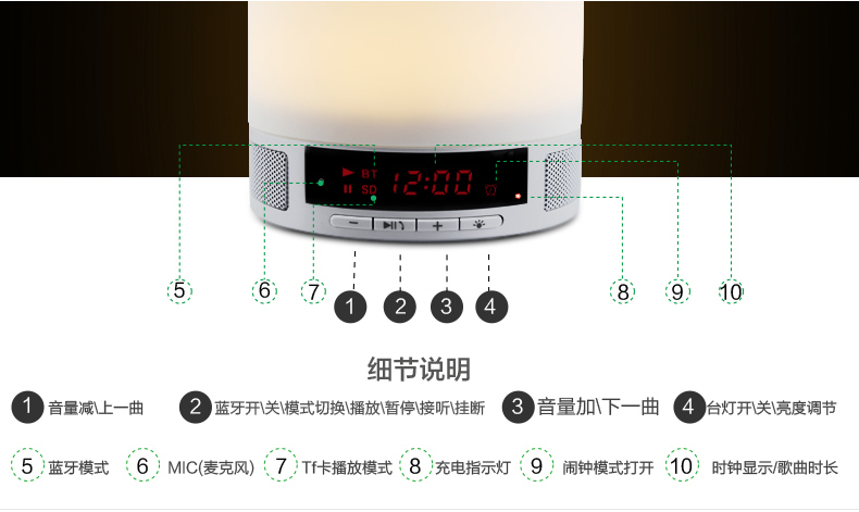 L2 藍(lán)牙音箱、藍(lán)牙音箱燈